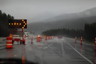 Wet Roads and Hydroplaning Cause Car Accidents