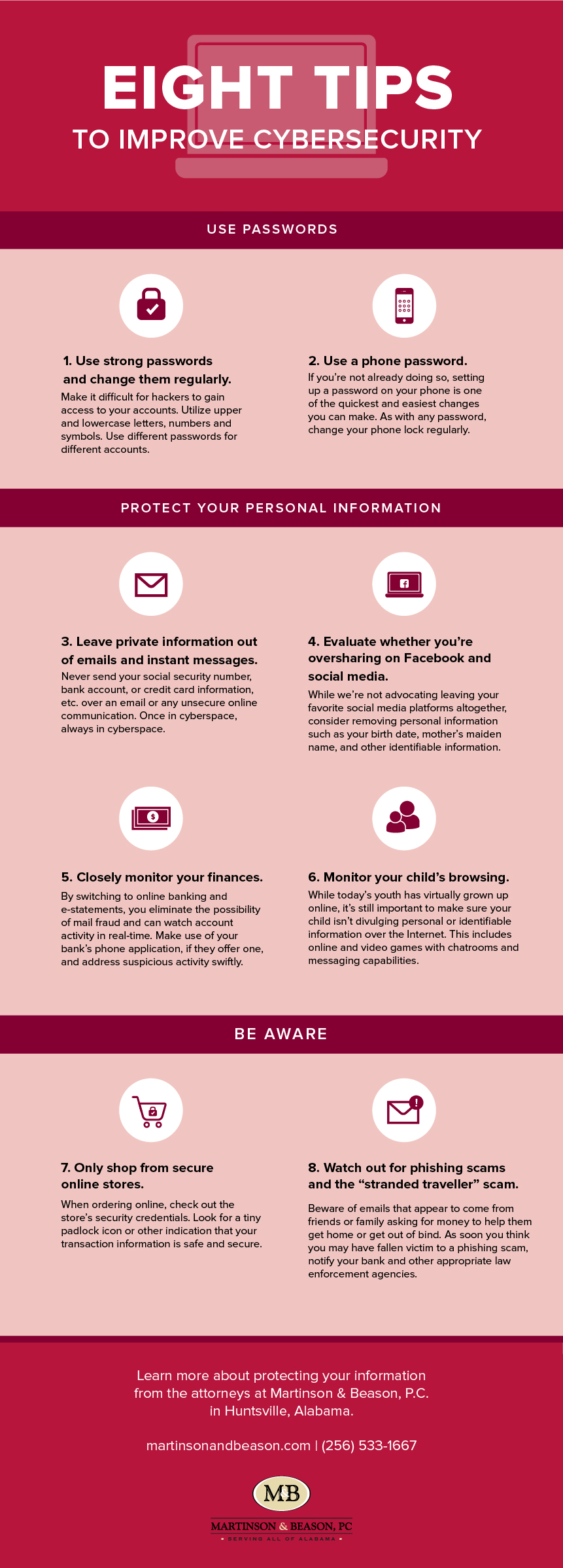 Martinson&Beason - Cyber Security Infographic