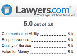 A. Mac Martinson Lawyers.com Rating