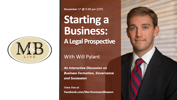 Graphic of Will Plyant discussing how to start a business in Huntsville, AL