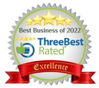 Best Business of 2022 in Excellence awarded by Three Best Rated