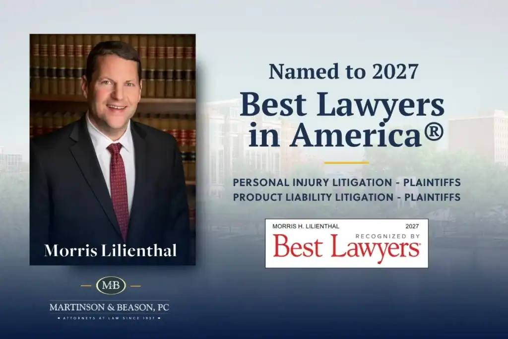 Morris Lilienthal's 2027 Best Lawyer Award